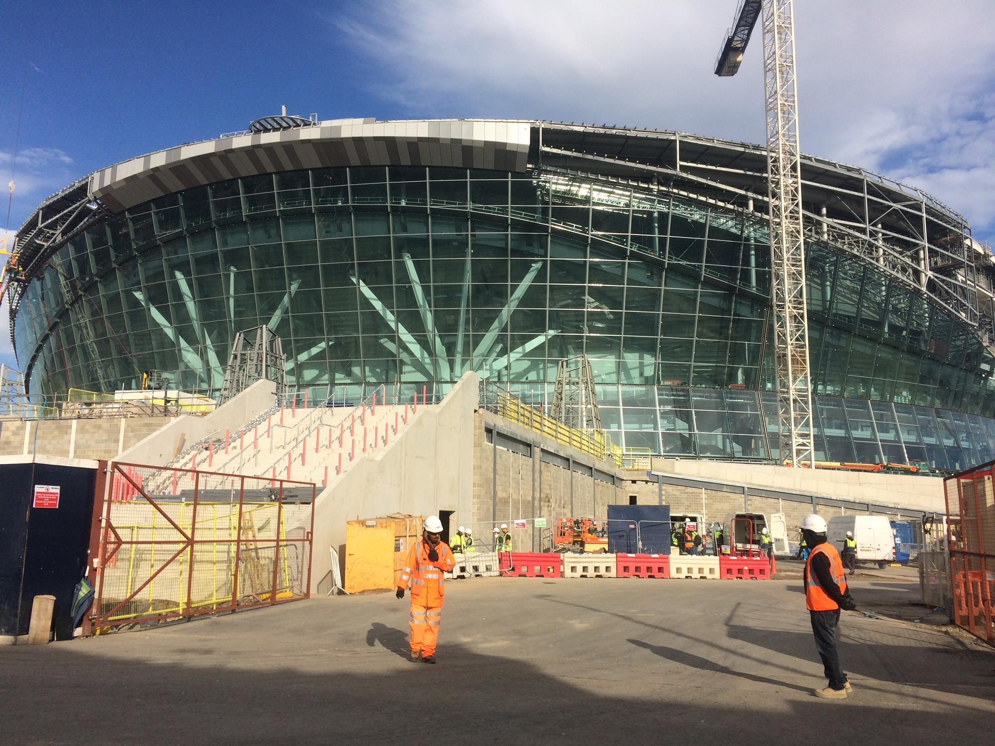 Spurs Stadium The Story So Far News Building