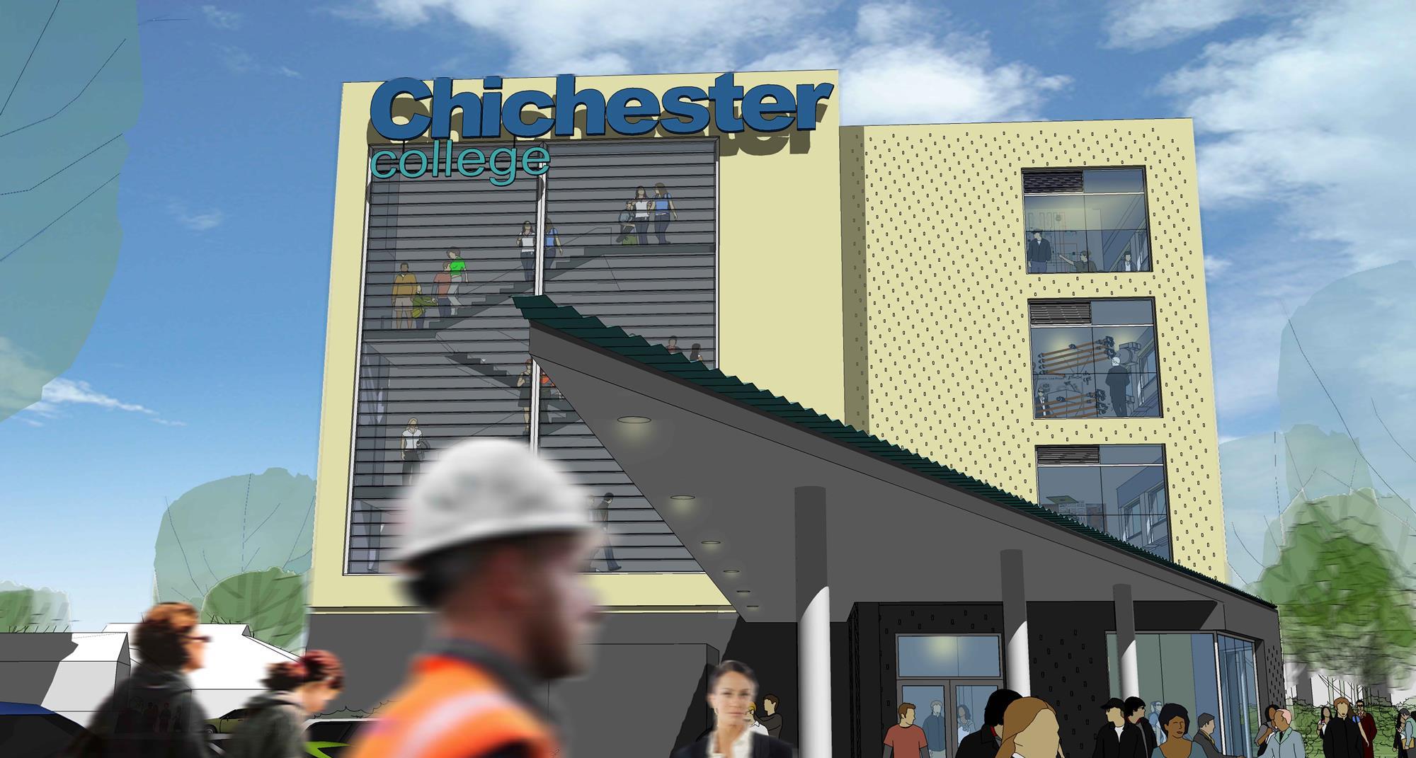 Chichester College ahead with £6.5m teaching facility News Building