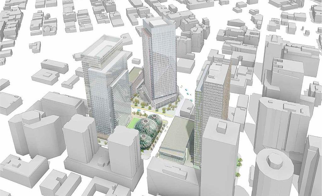 Amazon unveils glass dome HQ News Building