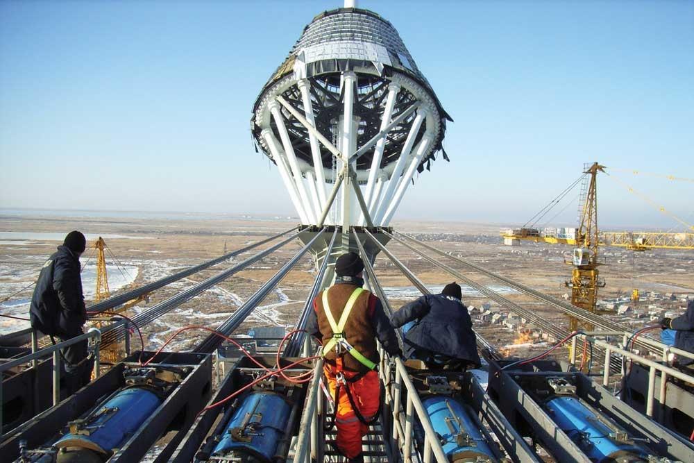Kazakhstan Building the world's largest tent Features Building