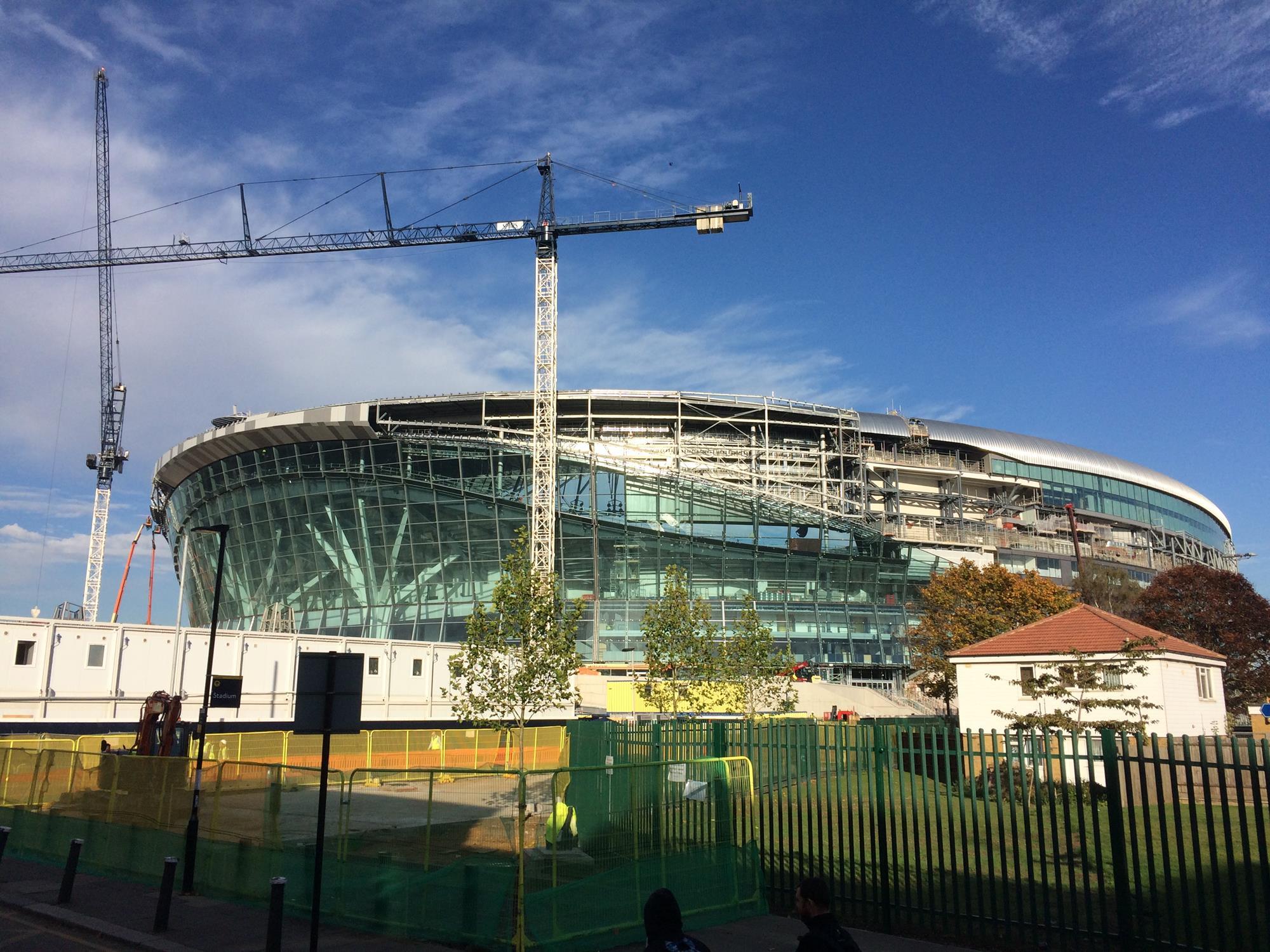 In pictures: How Spurs' stadium now looks, 10 weeks after ...