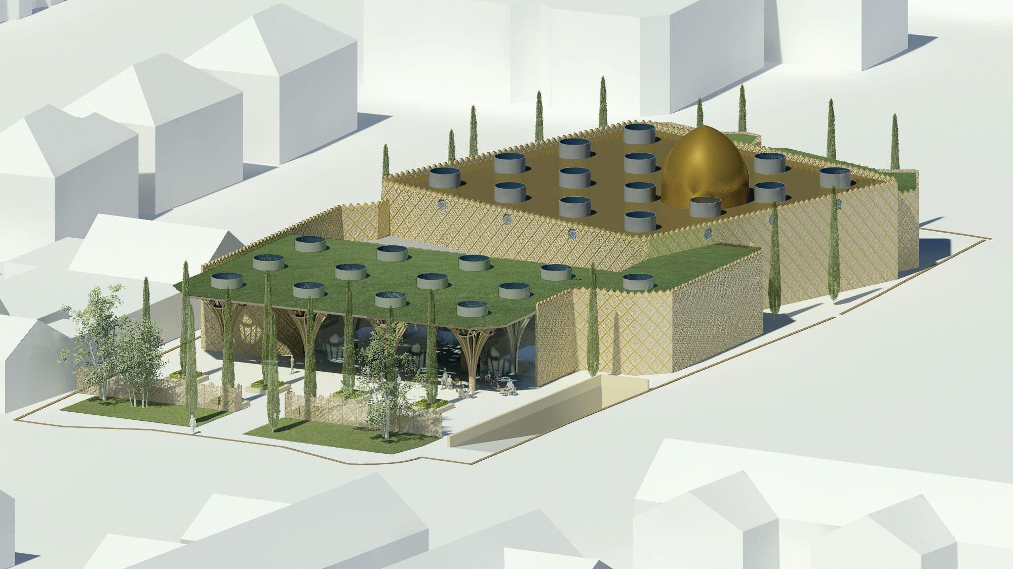 Projects: the Cambridge Mosque | Features | Building