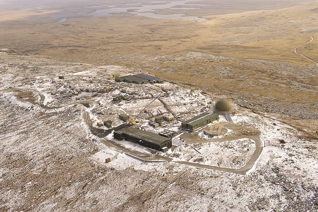 The Falkland Islands Military precision Features Building