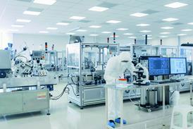 Sterile pharmaceutical manufacturing laboratory shutterstock