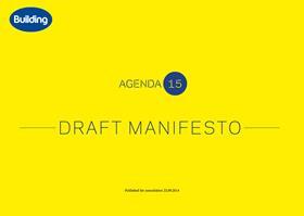 Agenda 15 draft manifesto cover