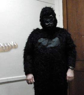 Man in an ape suit