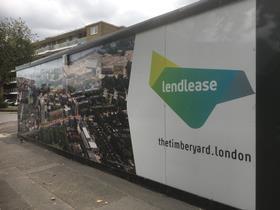Lendlease sign