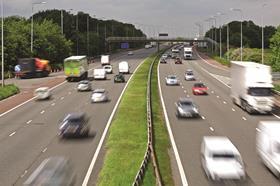 Traffic on a motorway