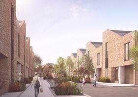 Artist's Impression of new homes at Brabazon