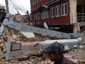 The aftermath of Saturday's earthquake in Nepal