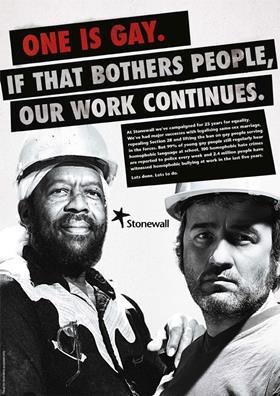 Stonewall's latest campaign targets construction