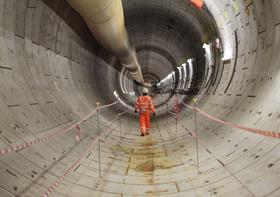 Crossrail - first completed tunnel