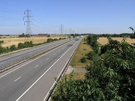 Motorway and pylons   geograph.org.uk   208172