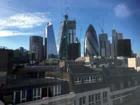 The City's eastern cluster, viewed from PLP's offices