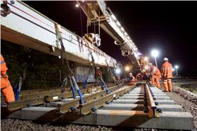 Lafarge freight rail link in Kent