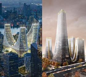 Santiago Calatrava's towers