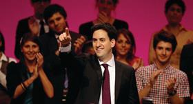 Labour Party leader Ed Miliband at the party's 2010 conference