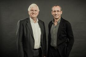 Peter Shaw, left, who becomes global board director of Aedas, with Keith Griffiths, chairman of Aedas. 