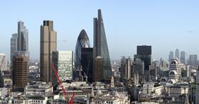 London skyline cheesegrater leadenhall city