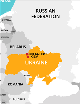 Chernobyl map shutterstock