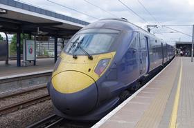 High speed Javelin train at Ashford station, HS2