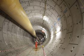 Crossrail - first completed tunnel