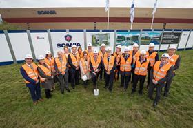 Scania groundbreaking