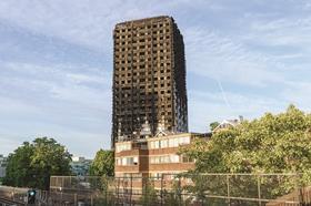 Grenfell Tower after the fire