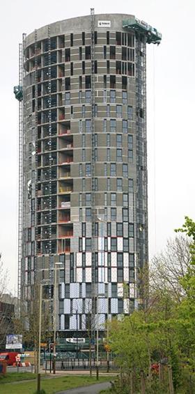 The Summit, a 22-storey student residential block in Leicester, uses PVCu soil and waste systems provided by Marley Plumbing&Drainage