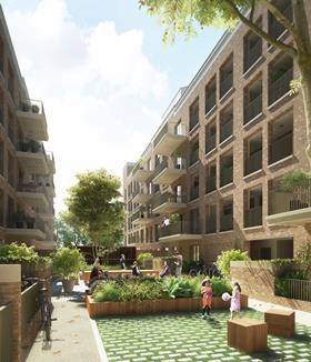 Nightingale Estate regeneration by KCA, Henley Halebrown Rorrison, Stephen Taylor and Townshend Landscape Architects
