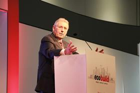 Tony Pidgley speaking at the Ecobuild conference 2016