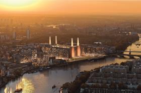 Battersea Power Station phase 1 facing West