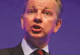 Education secretary Michael Gove