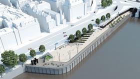 Thames Tideway Tunnel, Blackfriars Bridge Fereday Pollard Architects