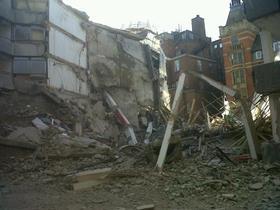 London Fire Brigade - Aldwych building collapse