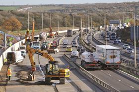 M25 roadworks