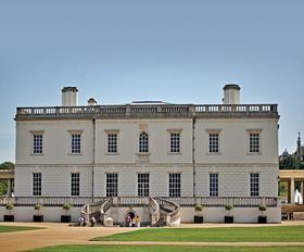 Queen's House in Greenwich, commissioned by James I