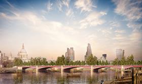 Allies and Morrison's proposal for a garden on Blackfriars Bridge