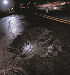 pothole