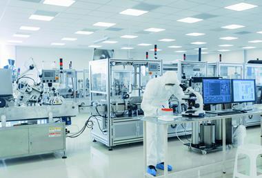 Sterile pharmaceutical manufacturing laboratory shutterstock