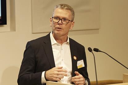 Andy Hay presenting