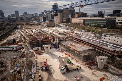 Birmingham HS2 construction