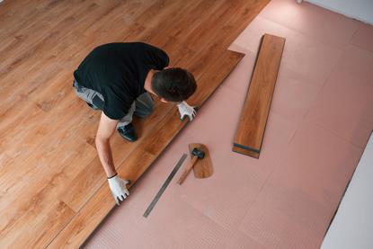 Flooring installer shutterstock