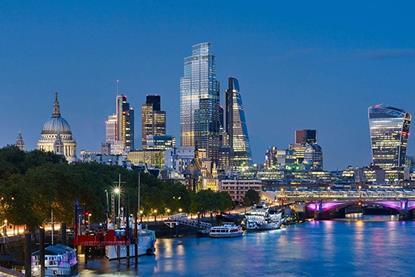 22 Bishopsgate from the Thames