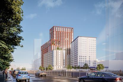 CGI of proposed development including phase 1 and phase 2 - for illustration purposes only. Credit - MLA (1)