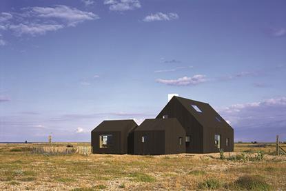 Black-stained House
