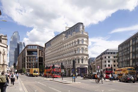 Emrys_Albert Buildings_View 05_Queen Victoria St looking East