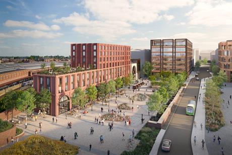 York Central Coal Drops aerial