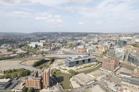 Temple Quarter aerial