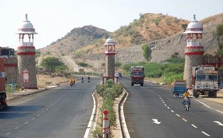 The golden quadrilateral road project in India. A year ago international work made up 32% of turnover; now it’s 40% 